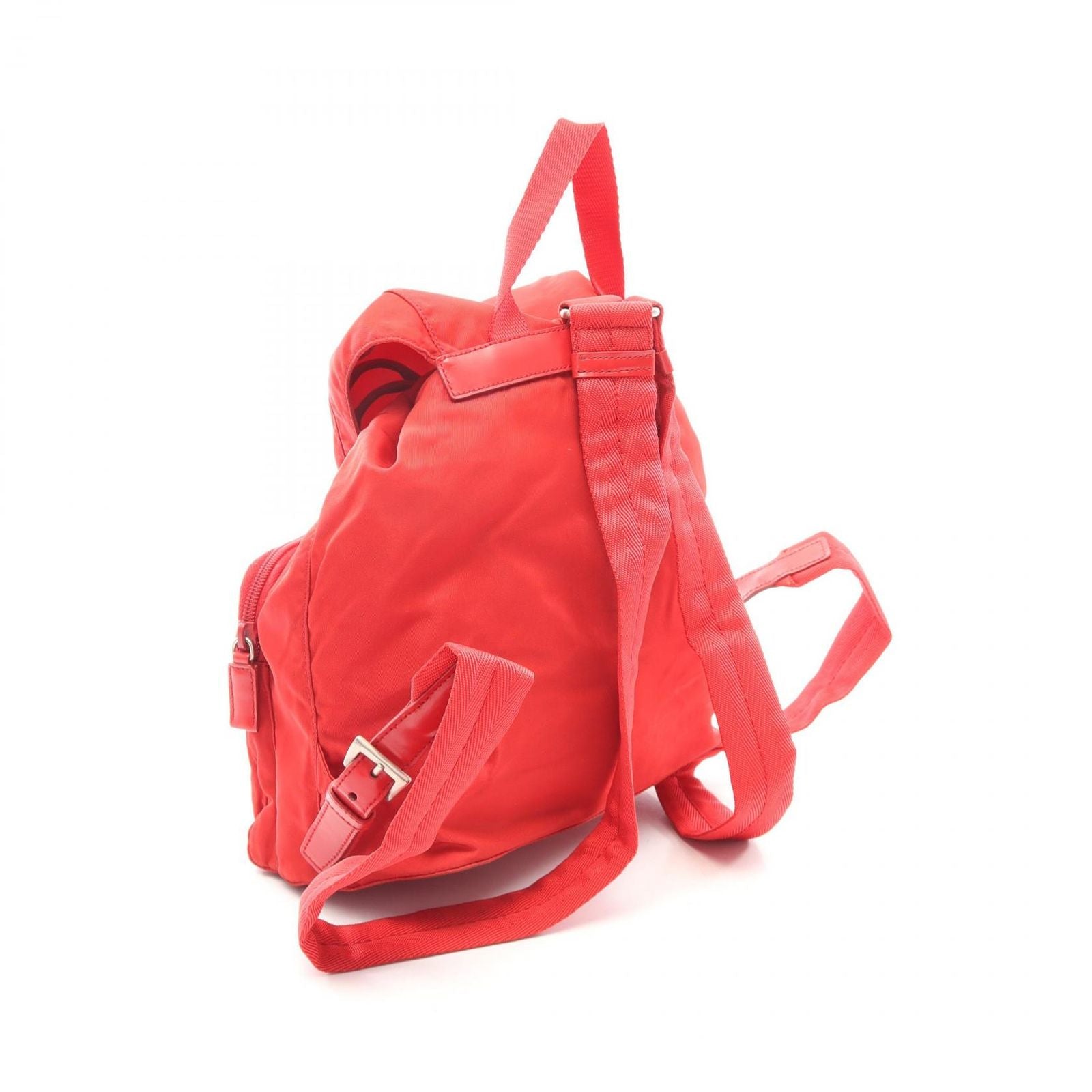 Prada Backpack Vela Red Nylon Leather — view 2