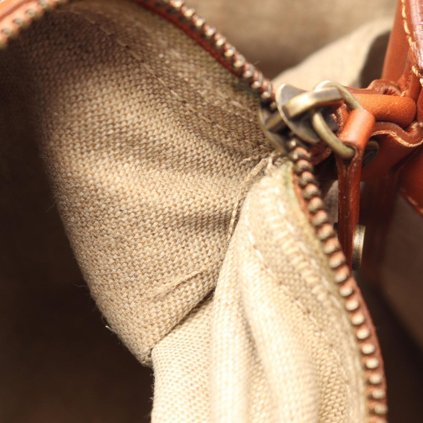 Celine Tote Macadam Brown Leather — view 6