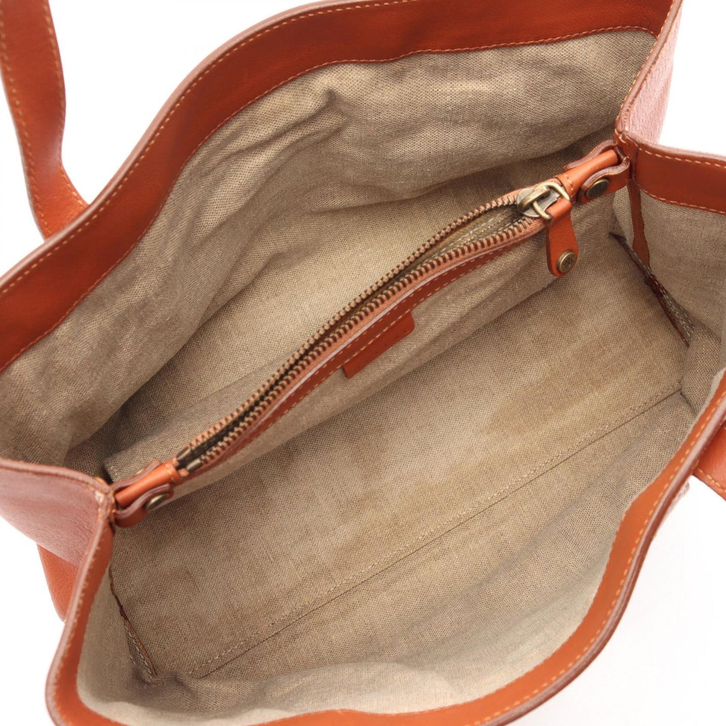 Celine Tote Macadam Brown Leather — view 3