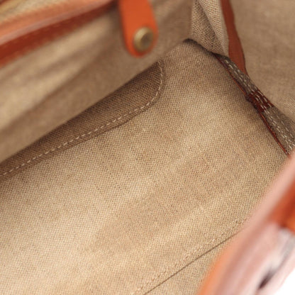 Celine Tote Macadam Brown Leather — view 5