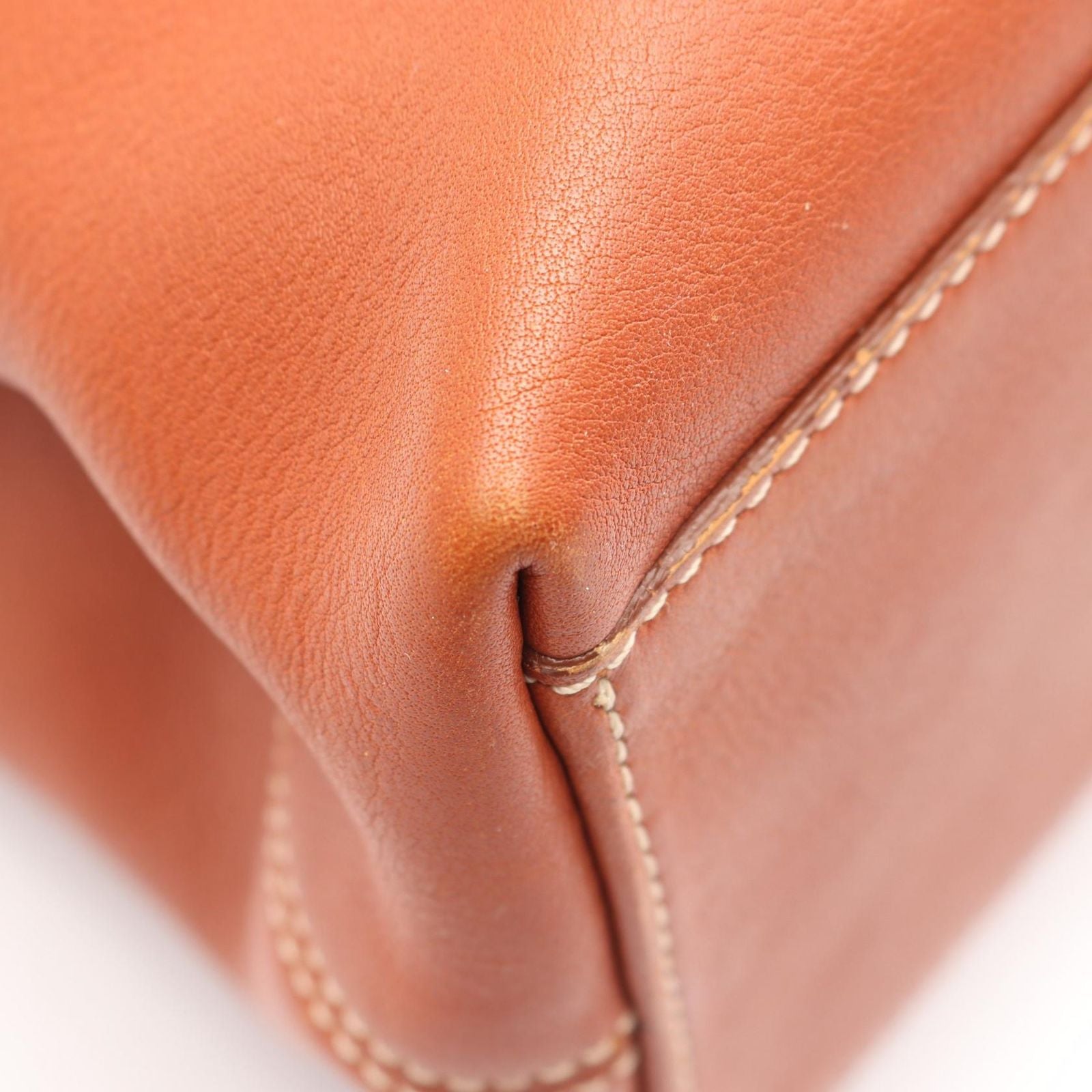 Celine Tote Macadam Brown Leather — view 7
