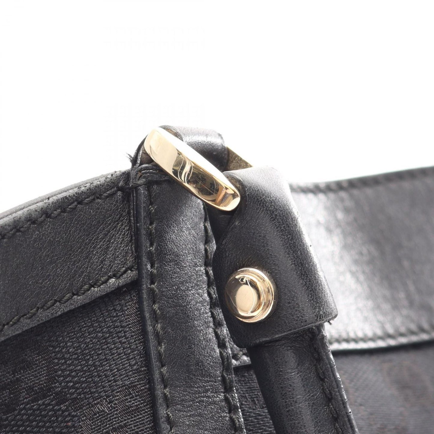 Gucci Tote Abbey GG Canvas Black — view 8