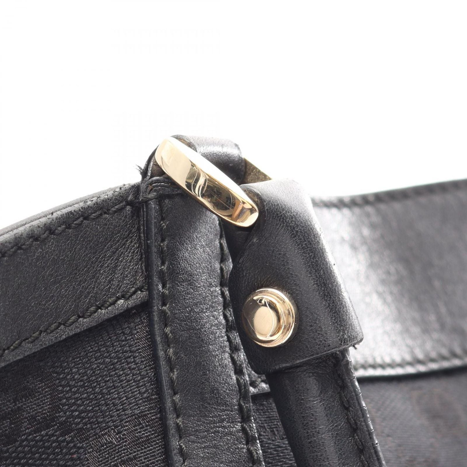 Gucci Tote Abbey GG Canvas Black — view 8