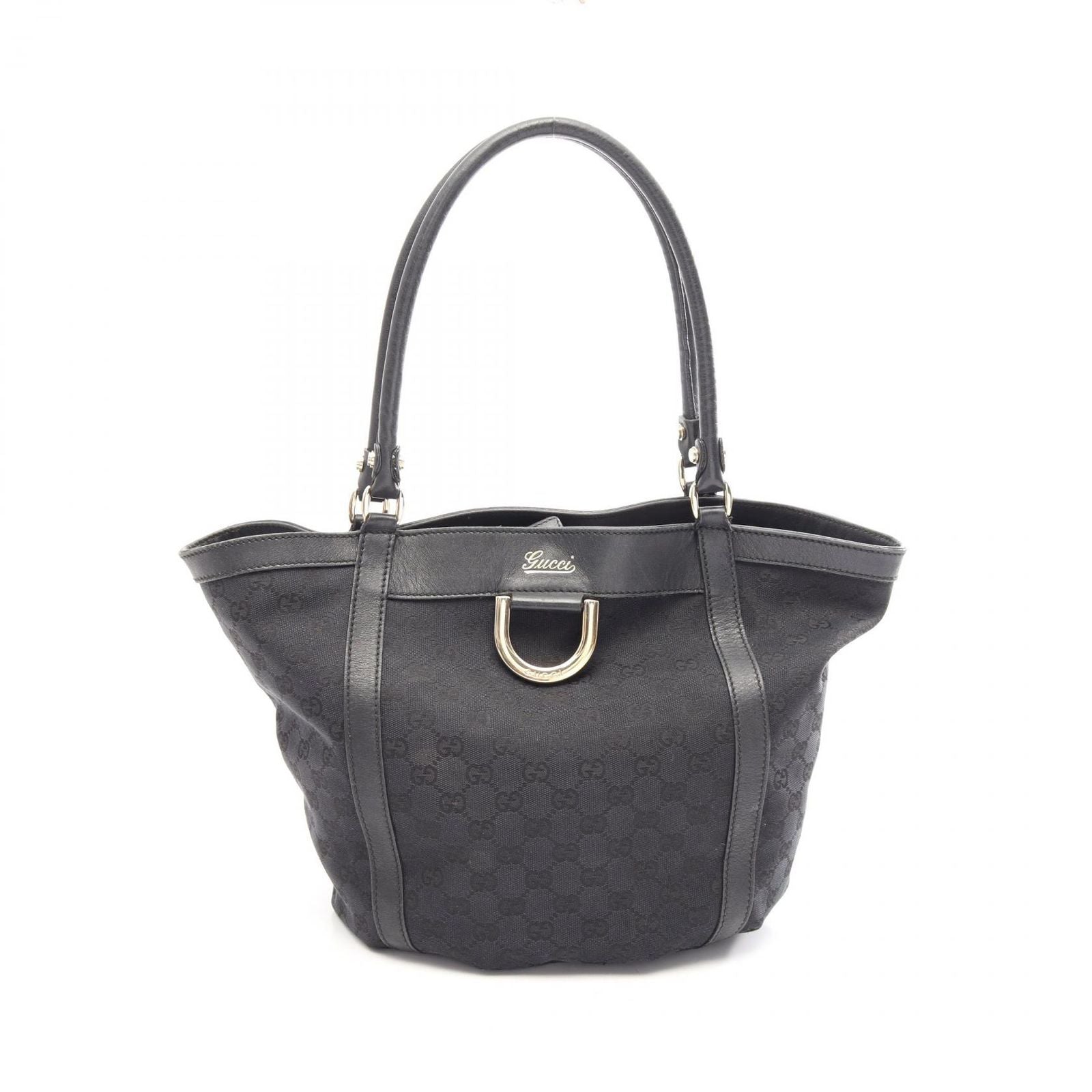 Gucci Tote Abbey GG Canvas Black