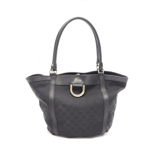 Gucci Tote Abbey GG Canvas Black
