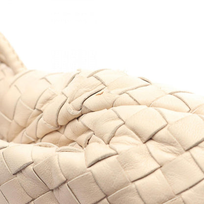 Bottega Veneta Shoulder Bag Intrecciato Ivory Leather — view 8