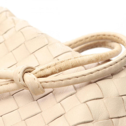 Bottega Veneta Shoulder Bag Intrecciato Ivory Leather — view 7