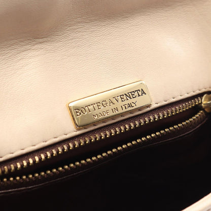 Bottega Veneta Shoulder Bag Intrecciato Ivory Leather — view 4