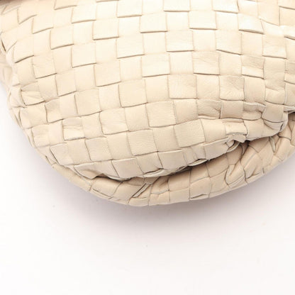 Bottega Veneta Shoulder Bag Intrecciato Ivory Leather — view 5
