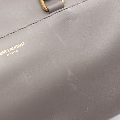 Saint Laurent Paris Handbag Baby Duffle 2-Way Gray Leather — view 8