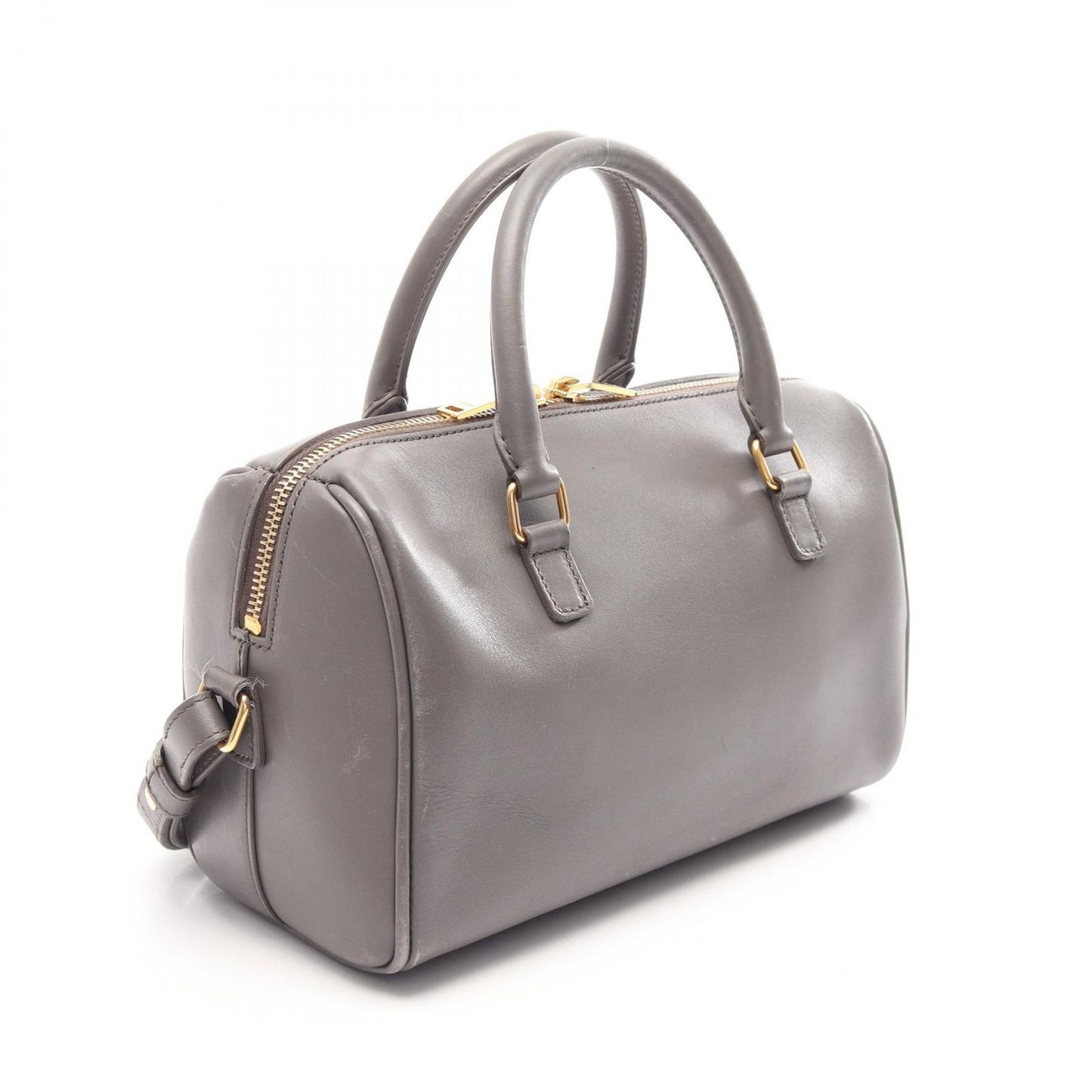 Saint Laurent Paris Handbag Baby Duffle 2-Way Gray Leather — view 2