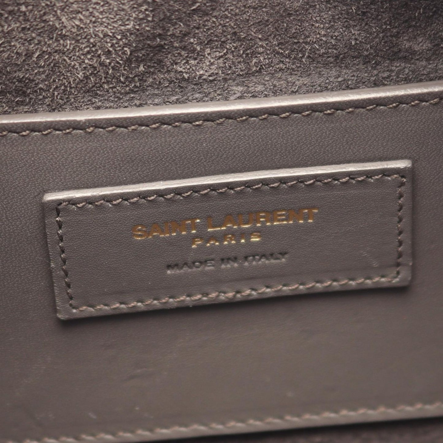 Saint Laurent Paris Handbag Baby Duffle 2-Way Gray Leather — view 4