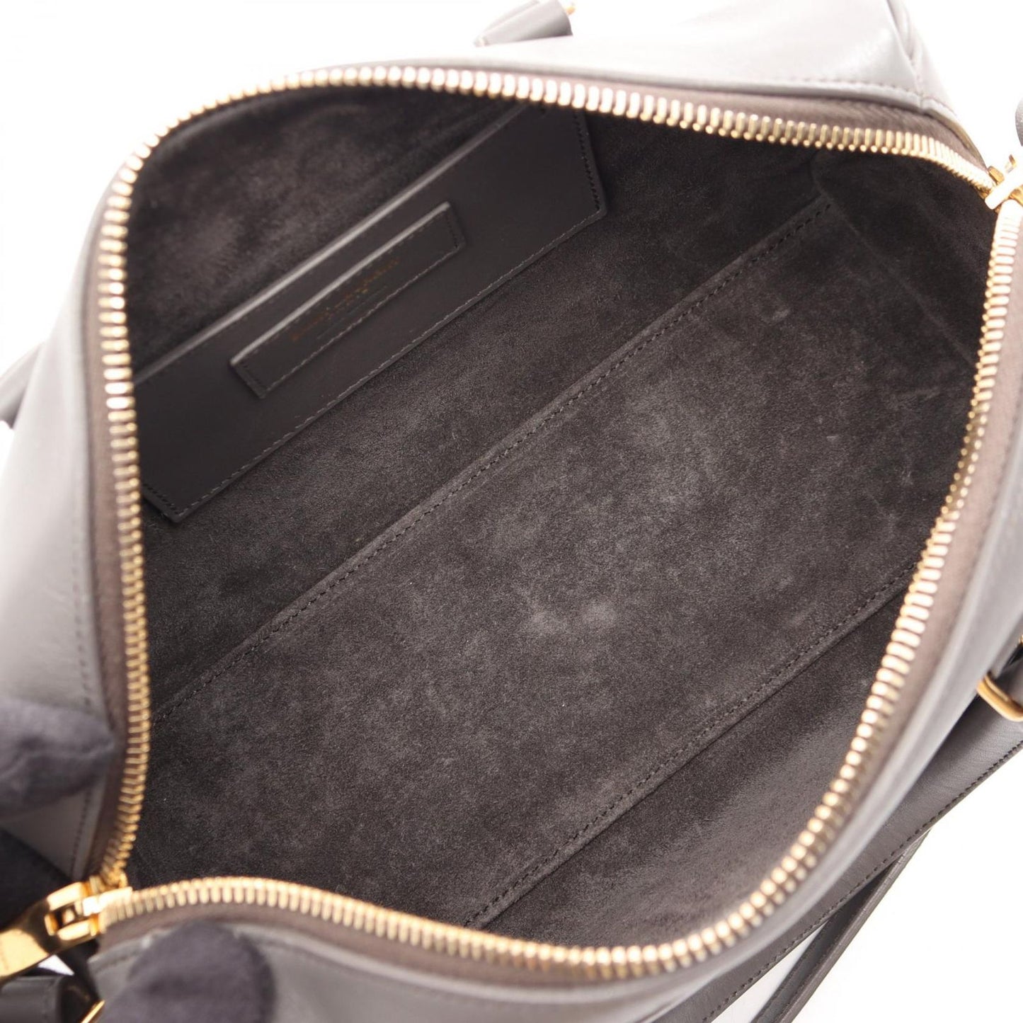 Saint Laurent Paris Handbag Baby Duffle 2-Way Gray Leather — view 3