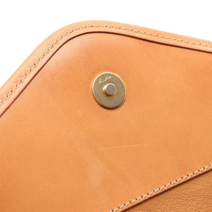 Celine Shoulder Bag Macadam Bag Dark Brown Canvas Leather — view 9