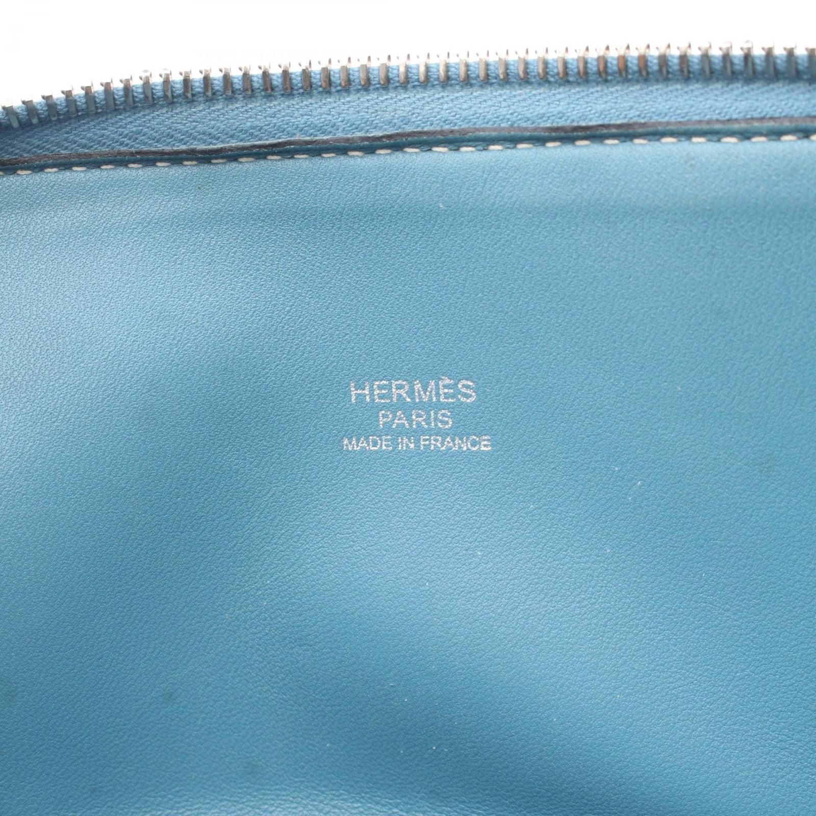 Hermes Handbag Bolide 31 Blue Jean 2-Way Leather — view 4