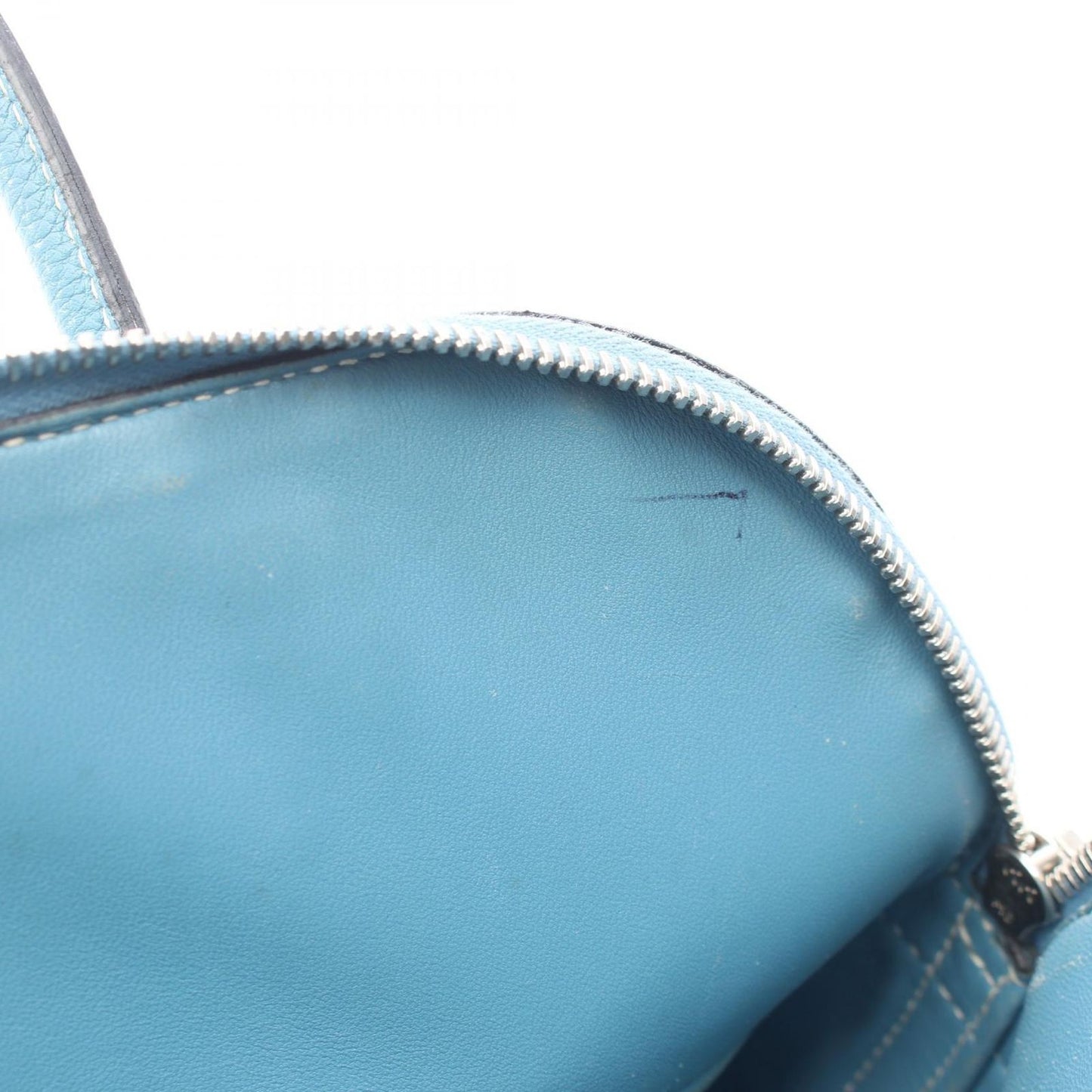 Hermes Handbag Bolide 31 Blue Jean 2-Way Leather — view 7
