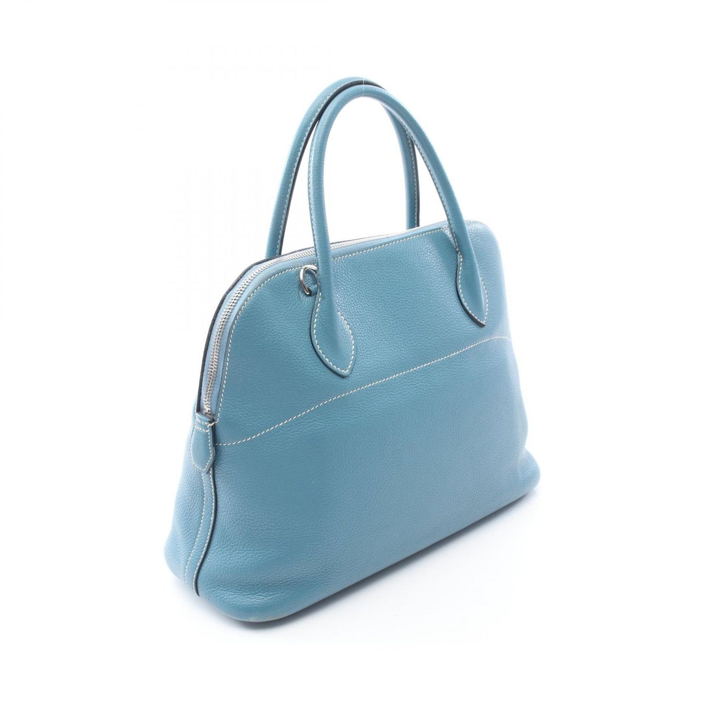 Hermes Handbag Bolide 31 Blue Jean 2-Way Leather — view 2