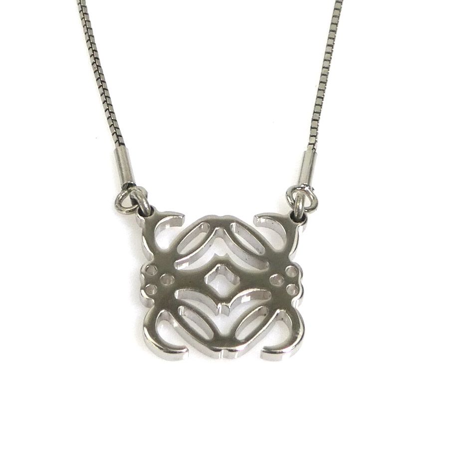 Loewe Necklace Anagram Silver