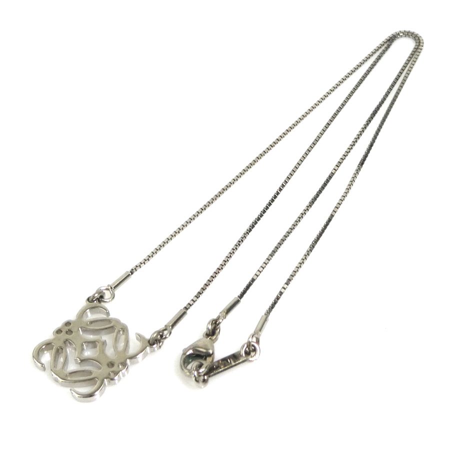 Loewe Necklace Anagram Silver — view 7
