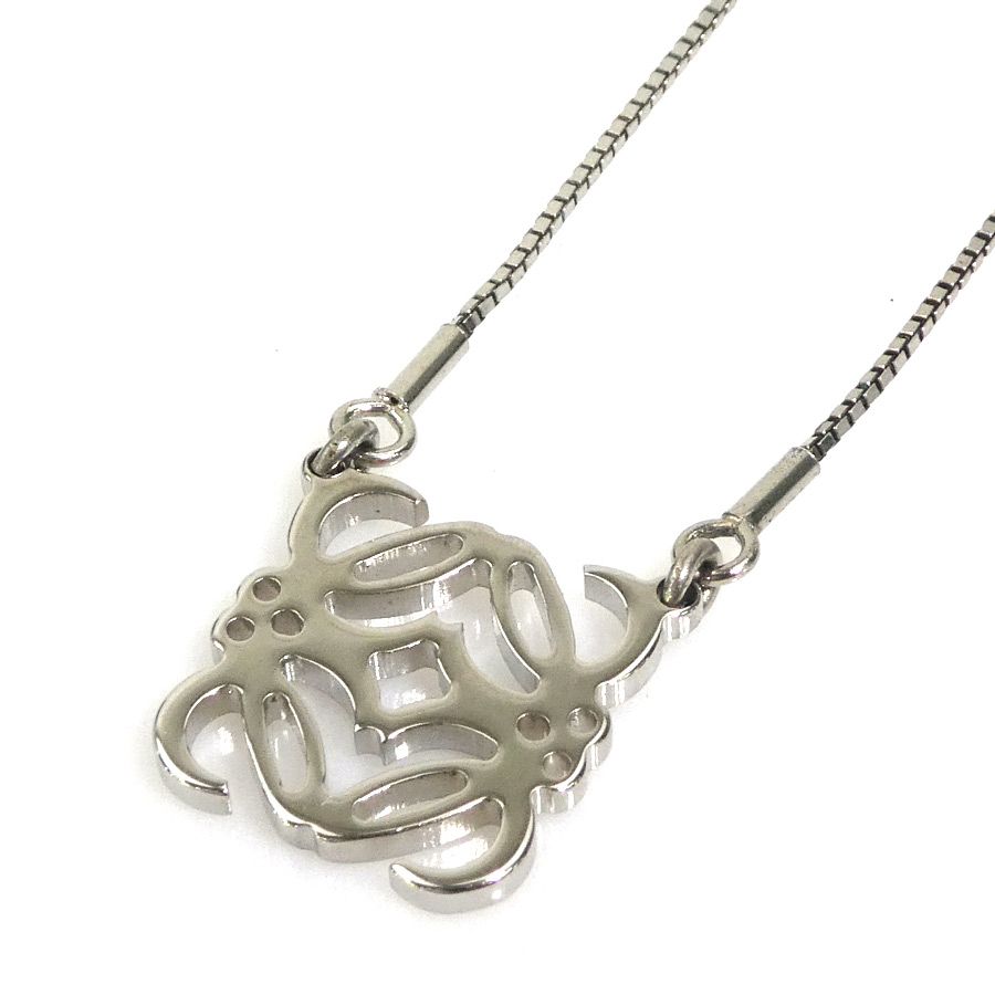 Loewe Necklace Anagram Silver — view 4