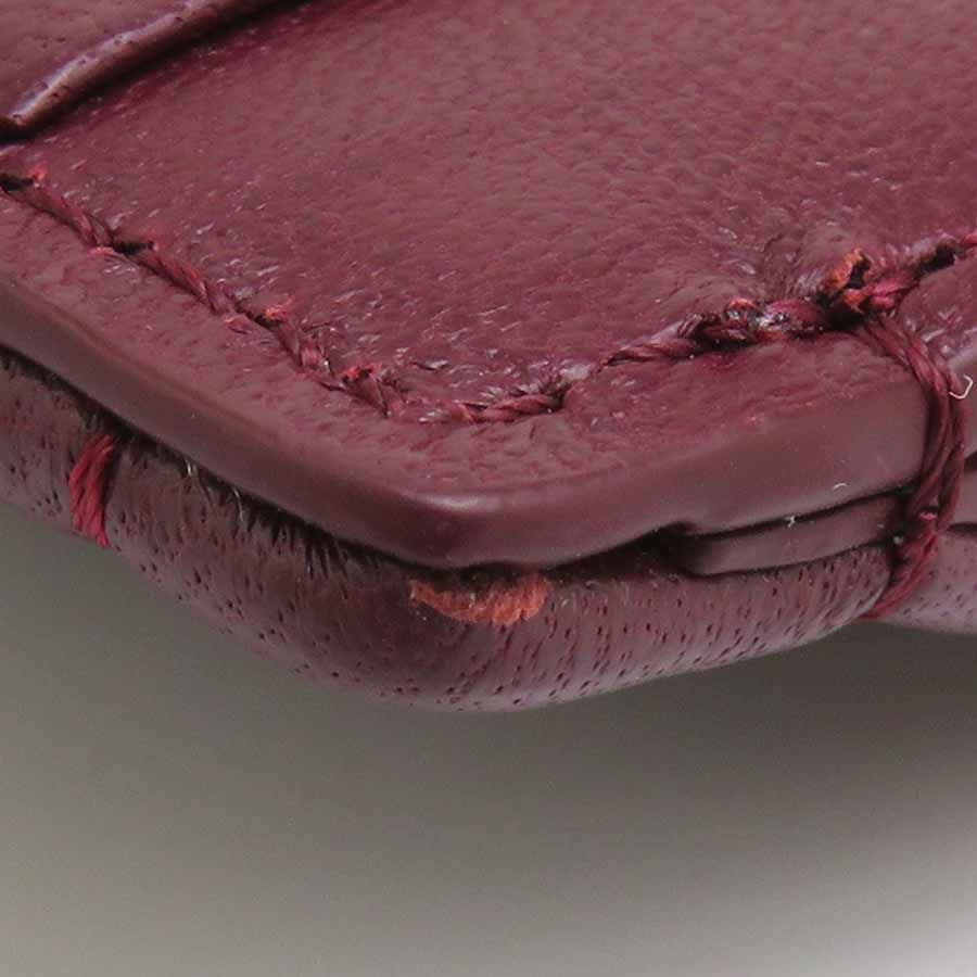 Versace Coin Case Coin Purse Burgundy — view 6