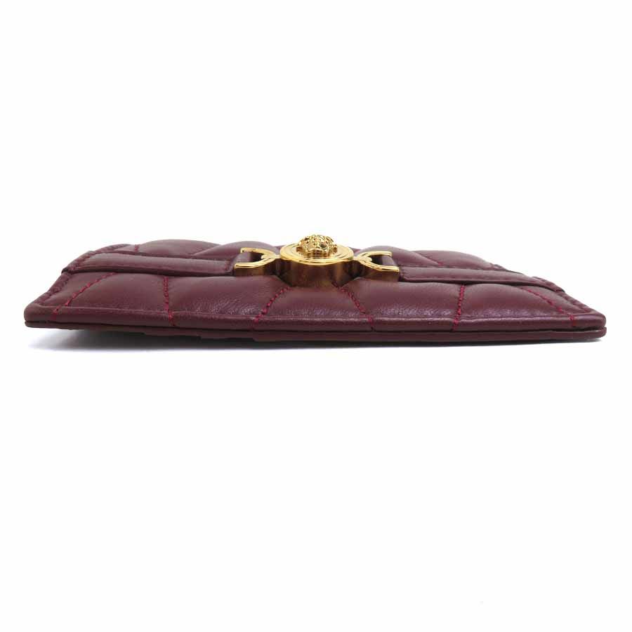 Versace Coin Case Coin Purse Burgundy — view 4