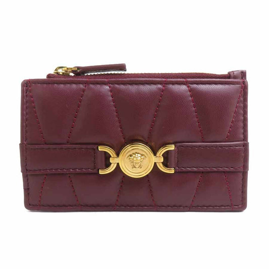 Versace Coin Case Coin Purse Burgundy