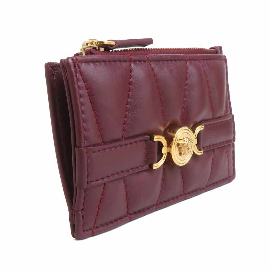 Versace Coin Case Coin Purse Burgundy — view 2