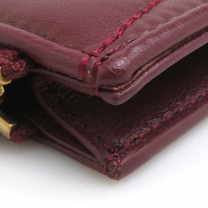 Versace Coin Case Coin Purse Burgundy — view 7