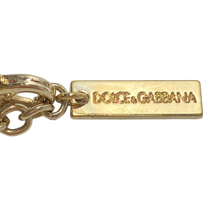 Dolce & Gabbana Belt Gold DG Motif Chain — view 4
