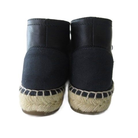 Chanel Espadrilles Sneakers Lambskin CC Logo Black — view 2
