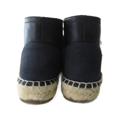 Chanel Espadrilles Sneakers Lambskin CC Logo Black — view 2