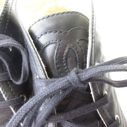 Chanel Espadrilles Sneakers Lambskin CC Logo Black — view 3
