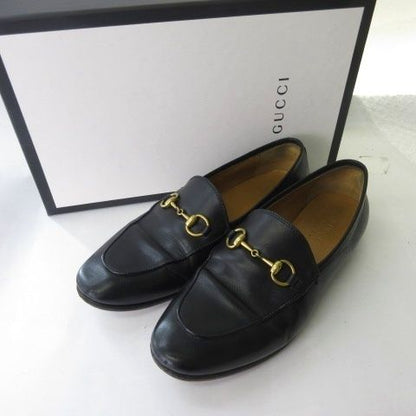 Gucci Bit Loafers Shoes Flat Leather Black — view 7