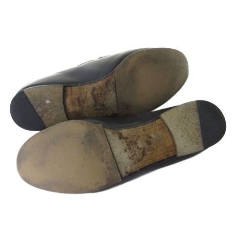 Gucci Bit Loafers Shoes Flat Leather Black — view 6