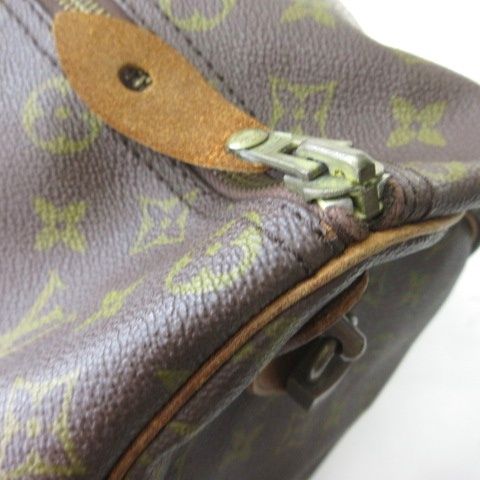 Louis Vuitton Monogram Keepall 50 Boston Bag Travel Purse Brown — view 5