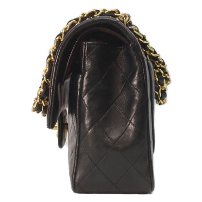 Chanel Black Lamb Gold Double Flap Quilted 25 — view 2