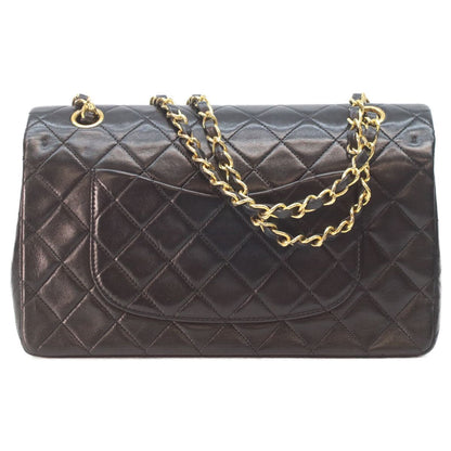 Chanel Black Lamb Gold Double Flap Quilted 25 — view 3