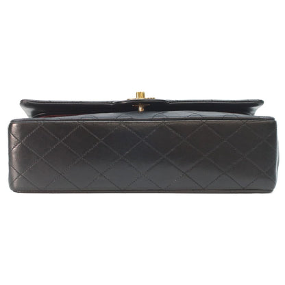 Chanel Black Lamb Gold Double Flap Quilted 25 — view 5