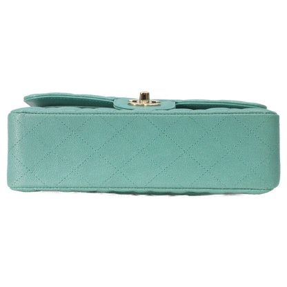 Chanel Pearl Green Caviar Gold Quilted 23 Shoulder — view 5