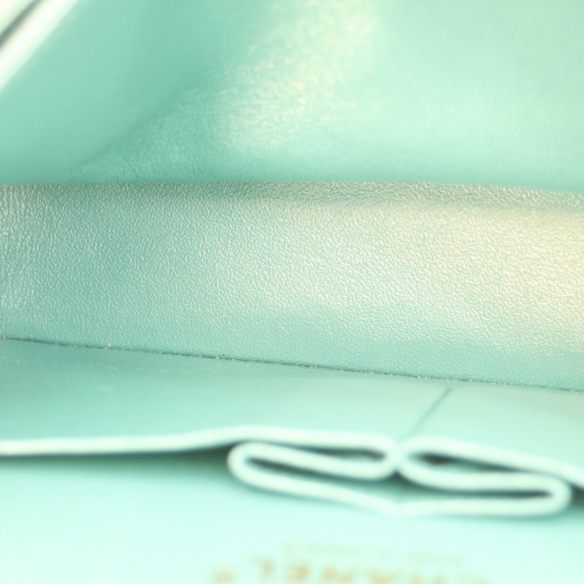 Chanel Pearl Green Caviar Gold Quilted 23 Shoulder — view 8