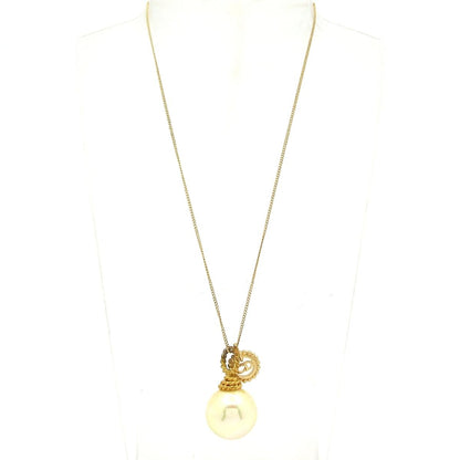 Dior Necklace Gold Ivory — view 2