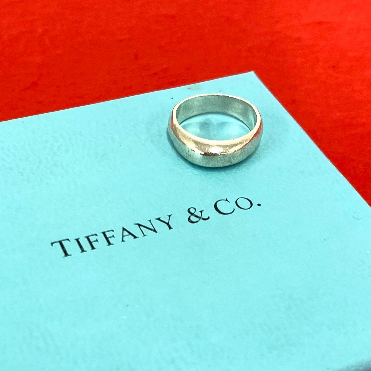 Tiffany & Co Knife Edge Ring 925 Sterling Silver 0512
