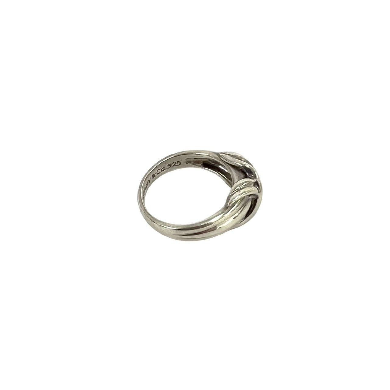 Tiffany & Co Box Signature Ring 925 Sterling Silver No 8 — view 5