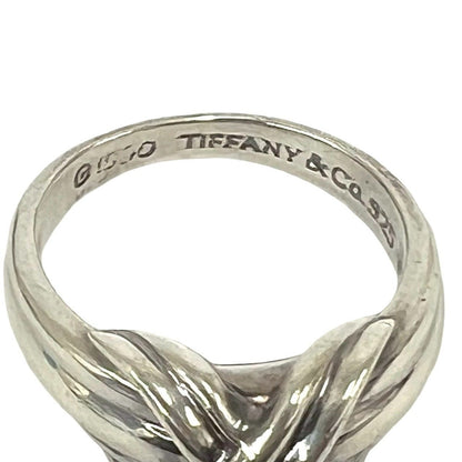 Tiffany & Co Box Signature Ring 925 Sterling Silver No 8 — view 3