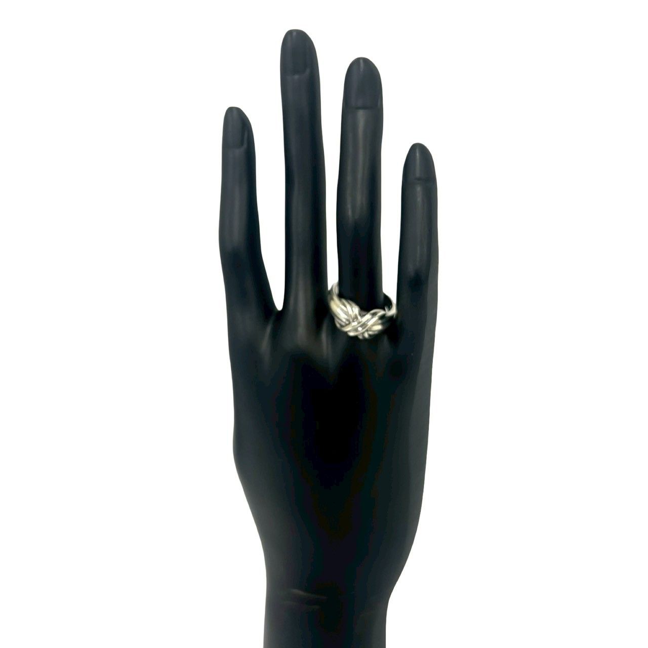 Tiffany & Co Box Signature Ring 925 Sterling Silver No 8 — view 2