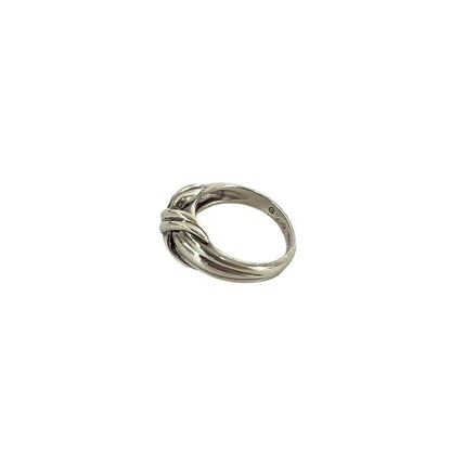Tiffany & Co Box Signature Ring 925 Sterling Silver No 8 — view 4