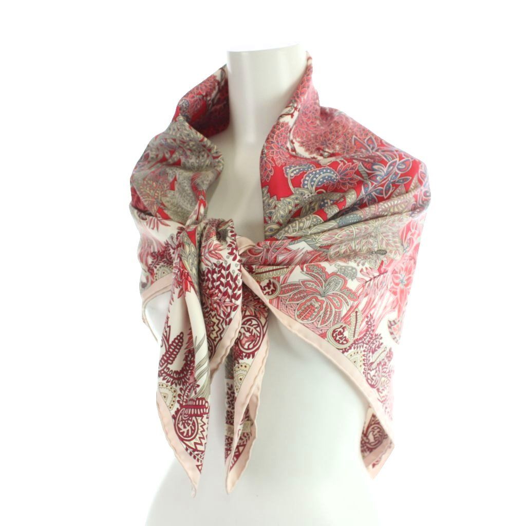 Hermes Carre 90 Maitres de la Foret Master of the Forest Large Scarf Shawl Logo — view 4
