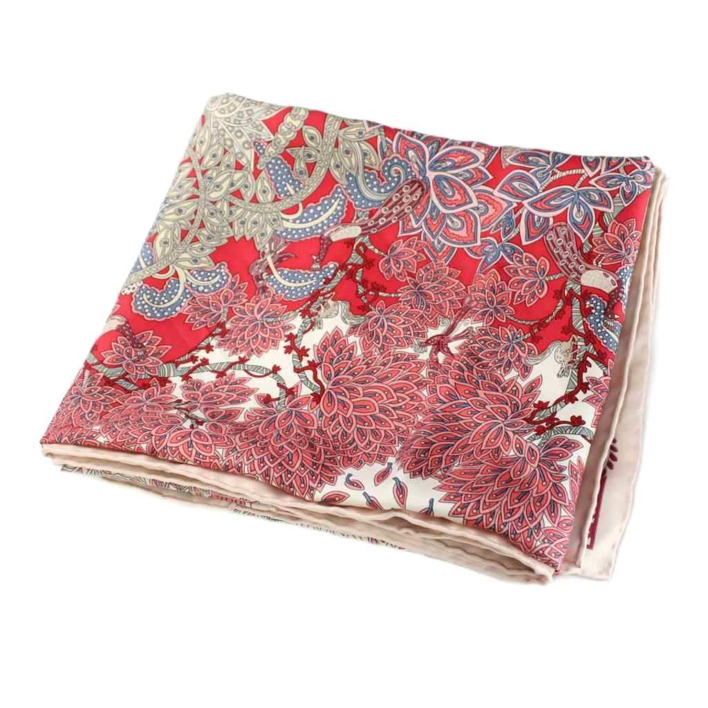 Hermes Carre 90 Maitres de la Foret Master of the Forest Large Scarf Shawl Logo