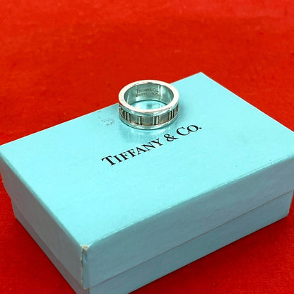 Tiffany & Co Atlas Ring 925 Sterling Silver